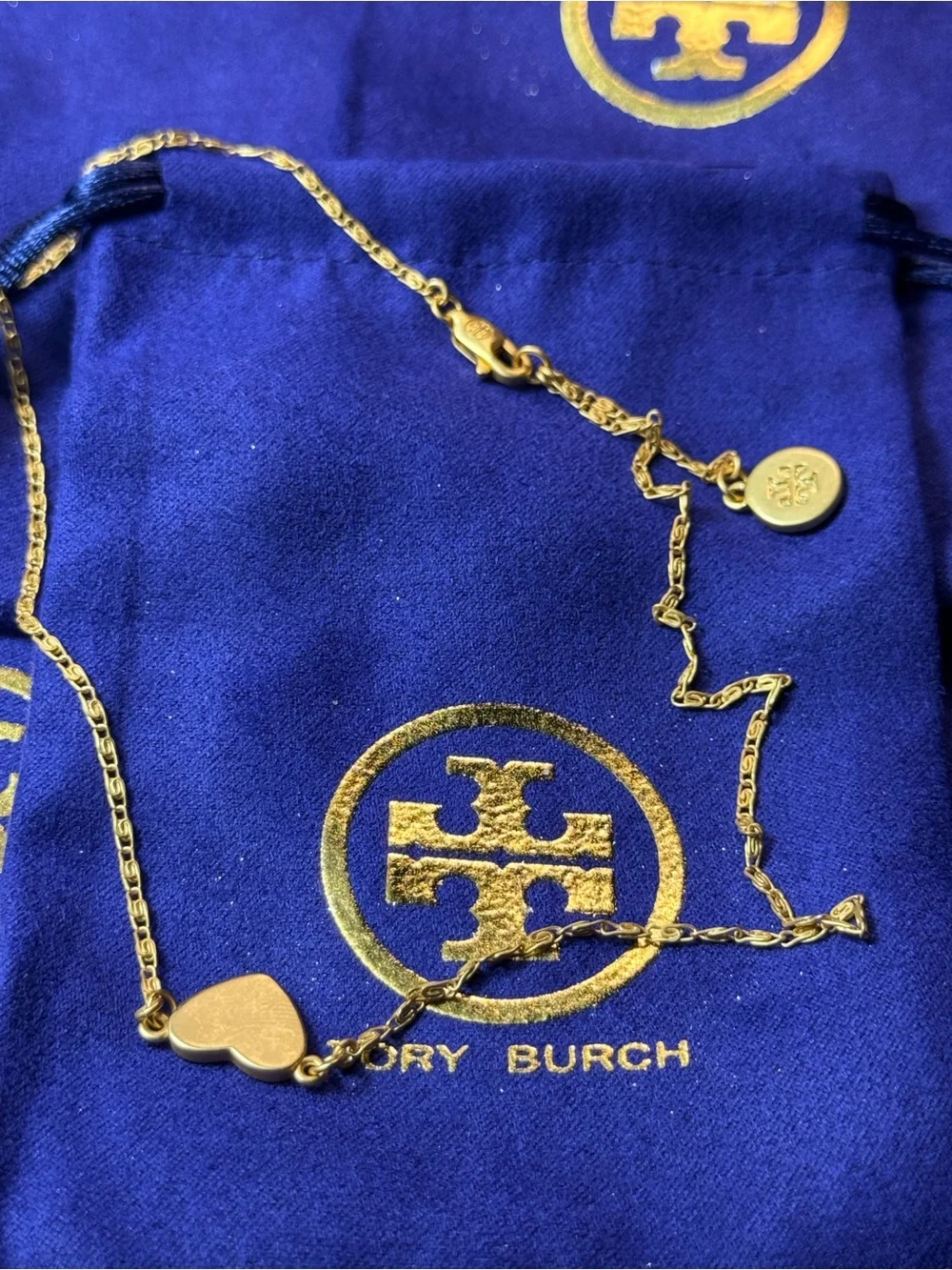 Tory Burch Gold Heart necklace
